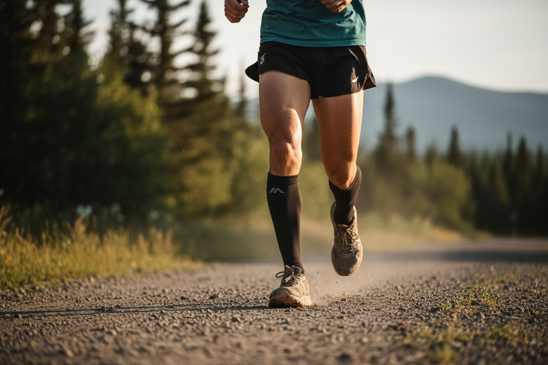 Coureur en préparation marathon au Québec